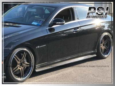 Faldas laterales de fibra de carbono estilo DP para labios M-Benz W219 CLS55 CLS63 AMG 2006-2010 Foto 1 de 4