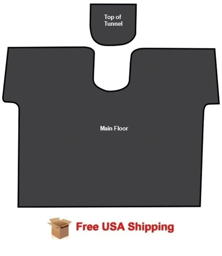 ACC For 1959 Chevrolet 3F 3700 Sound Deadener Die Cut EVA Complete 2Pc FREE SHIP - Image 1 of 1