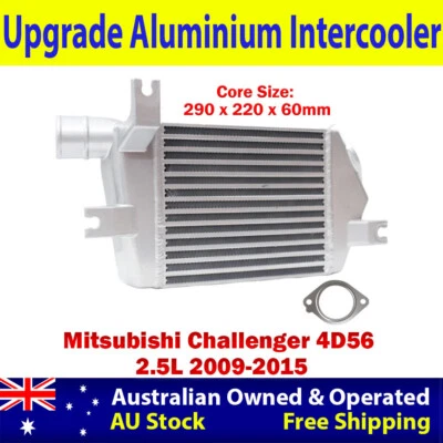 Upgrade Aluminium 60mm Intercooler For Mitsubishi Challenger 4D56 2.5L 2009-2015 - image 1 of 4