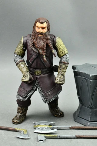Lord of the Rings Gimli Battle Axe LOTR Figure Toybiz Cover