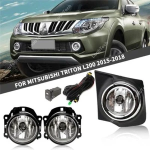 For Mitsubishi TRITON L200 Fog Light Bumper Frame Cover Daytime Running Light - Picture 1 of 9