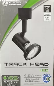 LTHNFLT Lithonia Lighting Black Track Head Exposed Socket LED BULB INCLUDED - Picture 1 of 2