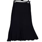 Oh My Gauze Skirt Mermaid Long Maxi Black Cotton Elastic Size 1 Medium Beach