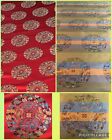 Red Asian / Chinese Dragons Medallion Motif ￼￼Cloth Fabric 240”+ X 30” Gorgeous!