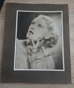 Cinema / JEANNE AUBERT Autographe & Dédicace sur grande photo Circa. 1930 - Picture 1 of 2