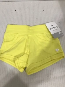 Pantalones Cortos Niña Carter’s Talla 9 Meses Amarillo (TW-3717) - Imagen 1 de 5