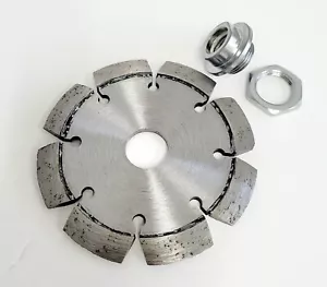 Cazador de grietas en forma de V soldado por láser de 4,5"" x 0,250"" para concreto con adaptador de 5/8""-11 - Imagen 1 de 2