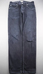 Pantalones de mezclilla para hombre Hudson negros ajustados rectos elásticos oscuros talla 31 (MSR 31x31) - Imagen 1 de 10