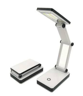 LED Schreibtischlampe Tischlampe Batterie klappbar Schreibtisch Lampe USB COB - Bild 1 von 4