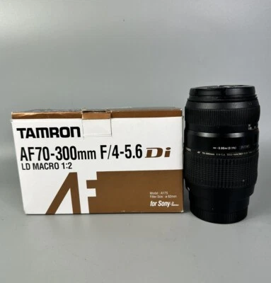 Sony A-Halterung - Tamron 70–300 mm LD Di AF Makro f/4–5,6 langes Telezoom-Objektiv - Bild 1 von 4