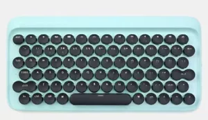 Massdrop X Lofree Dot Bluetooth Mechanical Keyboard - EH 112 Turquoise - Picture 1 of 7