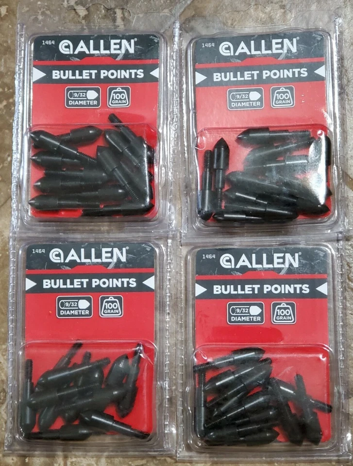 Allen Cases 1464 Modified Bullet Points 9/32 100 Grain