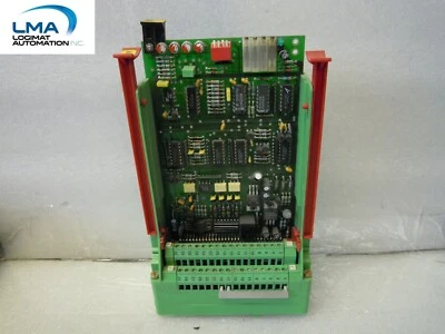 BERGER LAHR D638RS 05 STEPPER MOTOR CARD CONTROL CIRCUIT BOARD + HOLDER - Image 1 of 3