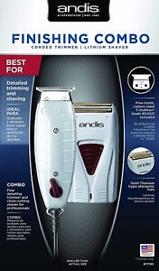 Andis 17195 Finishing Combo Professional T-Outliner Trimmer + Pro Foil Shaver