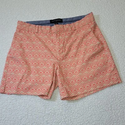 Pantalones Cortos Chinos Banana Republic Para Mujer Talla 0 Naranja Tostado Primavera Verano Foto 1 de 4