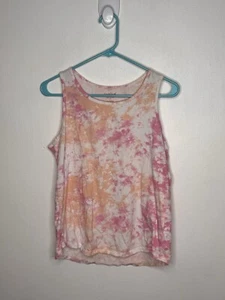 Cat& Jack Tie Dye Tank Top Girls Size XXL 16-18 Sleeveless Pink - Picture 1 of 4