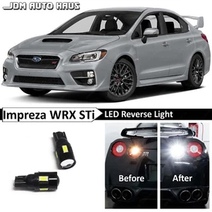 Bombilla blanca de respaldo inverso de alta potencia 921 se adapta a Subaru Impreza WRX STi - Imagen 1 de 12