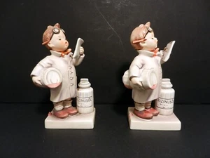 "Hummel/Goebel Par de Estatuillas "Pequeño Farmacéutico" TMK5 Última Abeja W. Alemania 3490 - Imagen 1 de 8