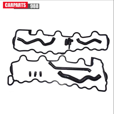 New Valve Cover Gasket & Breather Hose Kit For Mercedes V8 C240 C280 S430 CLK320 - Image 1 of 4