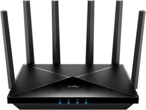 Cudy Tri-Band WiFi 7 BE11000 Router 6-Stream 10 Gbps 4 × 2.5G Ports 11000Mbps - Afbeelding 1 van 10