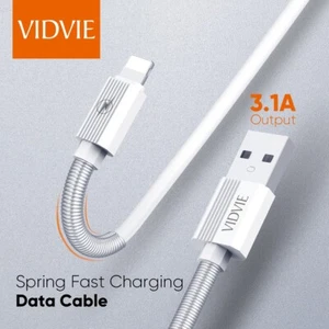 Paquete de 10 cargadores USB A a iPhone VIDVIE 3fT 3,1 amperios CV-510i - Imagen 1 de 7
