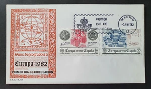 1982 SPAIN ESPANA EUROPA FDC - Picture 1 of 1