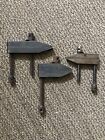 (3) Vintage Parallel Machinist Clamps Starrett & Unbranded - 4", 3", & 2.75"