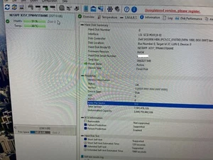 TOSHIBA PX05SRB384 3.8TB 2.5" SSD SAS for NetApp, HP, DELL ,50-65% health (Read) - Photo 1/3