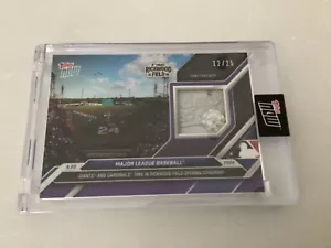2024 Topps Now - Rickwood Field Game Used Base Relic Card Purple 12/25 - Bild 1 von 2