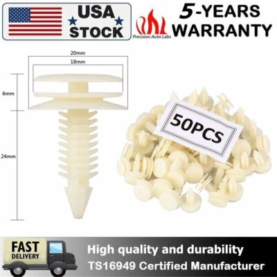 50Pcs Door Trim Panel Clip Retainer For GM Chevy Chevrolet Express 1500 - Image 1 of 4