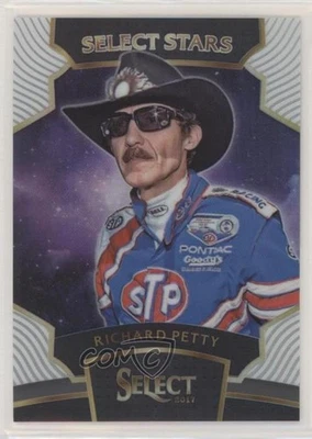 2017 Panini Select Stars White Prizm 4/50 Richard Petty #S1 HOF - Image 1 of 3