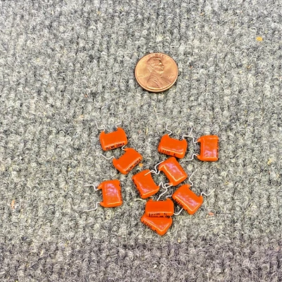 10 piezas 2200pf / 0.0022uf película de poliéster radial condensadores de caída Philips Foto 1 de 2