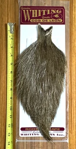 Whiting Coq De Leon Dark Pardo Rooster Cape, Neck, Fly Tying - Picture 1 of 2