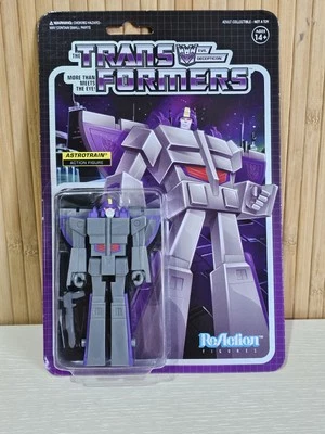 Transformers Reaction Figures ASTROTRAIN Super7 Action Figure NOC - Image 1 of 4