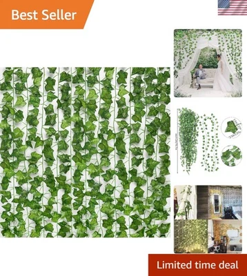 Guirnalda de hiedra artificial 24 piezas para decoración de hogares y eventos Foto 1 de 4