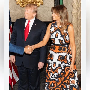 L.K. Vestido midi Andrea estampado Bennett - Imagen 1 de 12