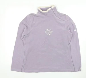 Dare2b Women's Purple High Neck Fleece Sweatshirt UK 12 - Picture 1 of 12