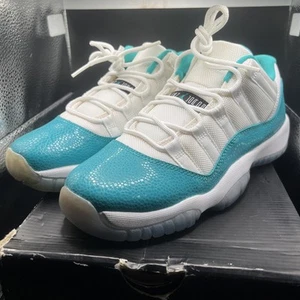 AIR JORDAN 11 RETRO LOW "Turbo Green" With Box Size 6.5 worn once - Picture 1 of 9