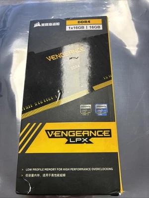 Corsair VENGEANCE 16GB kit 1x16GB DDR4 3200MHZ CM4X16GC3200C16K4D - NEW OPEN BOX - Image 1 of 3