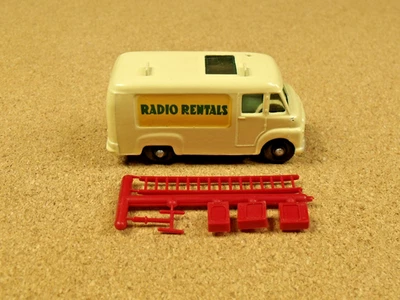 OLD VINTAGE LESNEY MATCHBOX # 62 TV SERVICE VAN RADIO RENTALS - Image 1 of 4