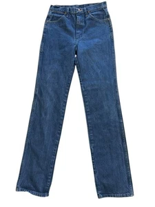Wrangler Jeans Men 30x36 Blue Denim 936PWD Cowboy Cut Slim Fit Dark Wash Western - Picture 1 of 8