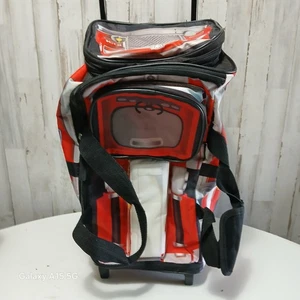 Maleta con ruedas Paw Patrol para niños 17” roja camión de bomberos equipaje de paseo con ruedas - Imagen 1 de 10
