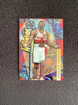 DIKEMBE MUTOMBO 1997-98 Topps Chrome Season's Best #25 [Refractor] Atlanta Hawks Foto 1 de 3