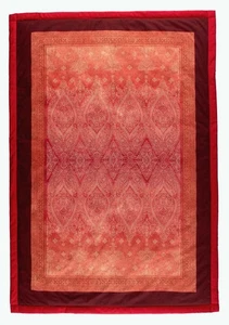Granfoulard Plaid Imbottito Coperta Cotone Kerala  Rosso Corall 135x190 Bassetti - Bild 1 von 23
