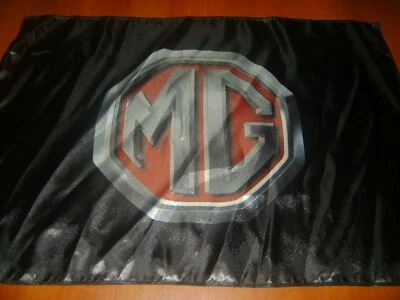 Bandeira MG 20x30 show garagem corrida loja clássico MG carro esportivo bandeira vintage - Imagem 1 de 4