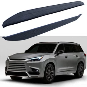 Stainless Black Running Board fits for Lexus TX 2024 Side Step Nerf Bar 2PCS - Foto 1 di 10