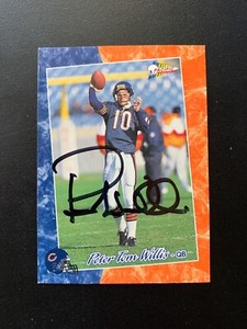 Peter Tom Willis Signed 1993 Pacific #139 Card Chicago Bears Autograph COA