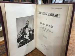 1927 L’Oeuvre Scientifique De Pierre Duhem Physics and Philosophy of Science - Picture 1 of 8