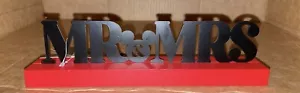 Disney Sign for Home Decor DISNEY “MR & MRS” MICkey Ears sign - Picture 1 of 1
