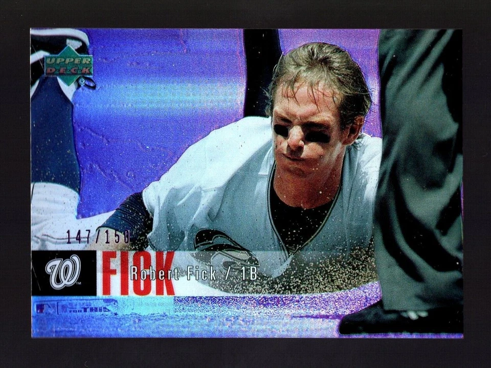 2006 UPPER DECK SPECIAL F/X PURPLE #381 ROBERT FICK 147/150 WASHINGTON NATIONALS - Image 1 of 1